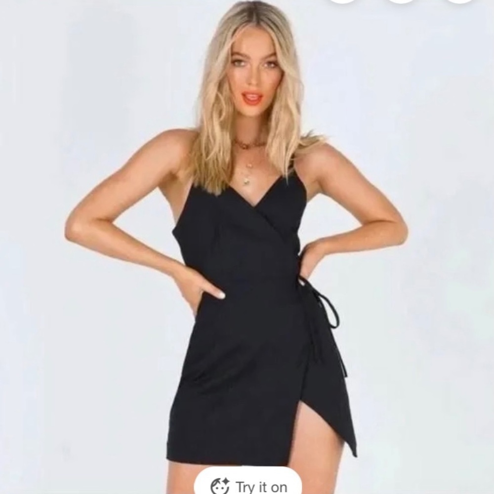Princess Polly Wrap Mini Dress Size 8